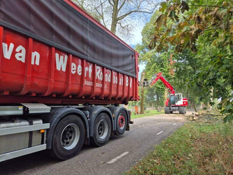 Van Weert voert afvalhout circulair en duurzaam af